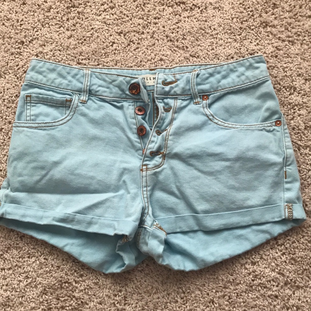 Bullhead denim blue shorts